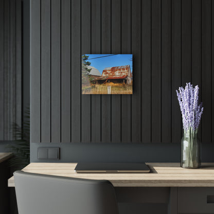 U R There Photography Dodge Road Hay Barn II Rustic Farmhouse Acrylic Wall Print