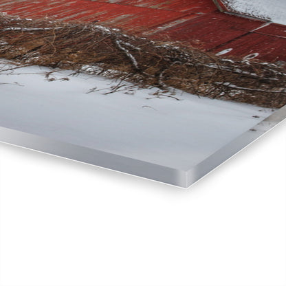 U R There Photography Hadley Road Barn at the Bend Rustic Farmhouse Acrylic Wall Print