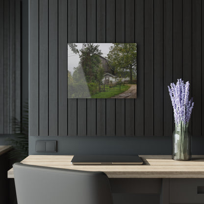 U R There Photography Noble Road Hidden Grey Rustic Farmhouse Acrylic Wall Print