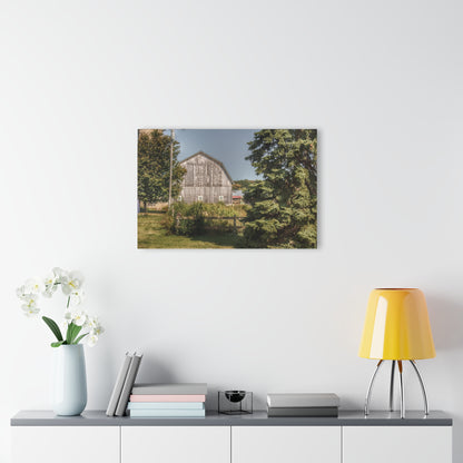 U R There Photography Roadside Grey of Vassar Rustic Farmhouse Acrylic Wall Print
