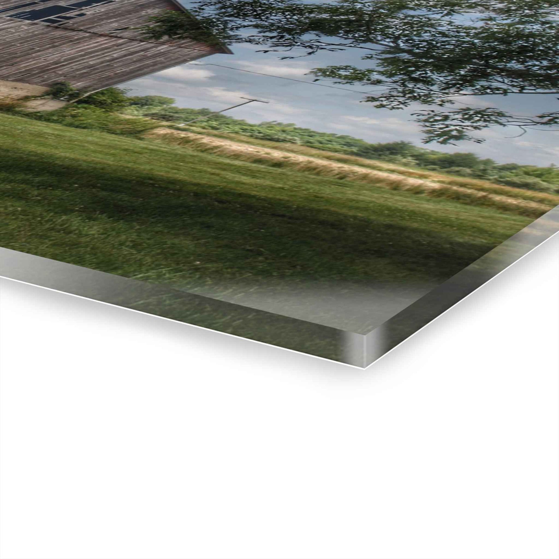 U R There Photography Bohms Road Grey I Rustic Farmhouse Acrylic Wall Print