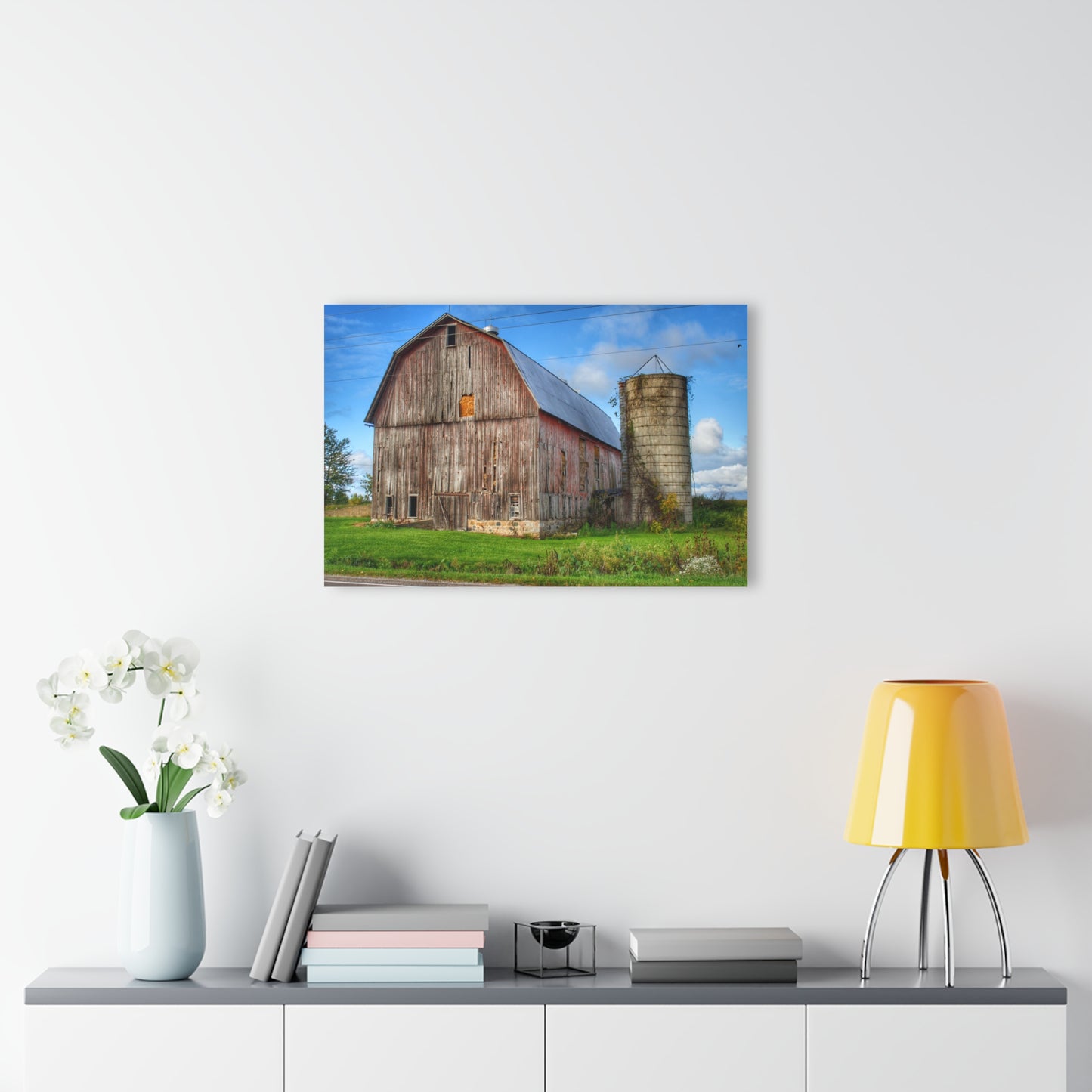 U R There Photography North Irish Red II Rustic Farmhouse Acrylic Wall Print