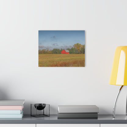 U R There Photography Fargo Road Little Red Rustic Farmhouse Acrylic Wall Print