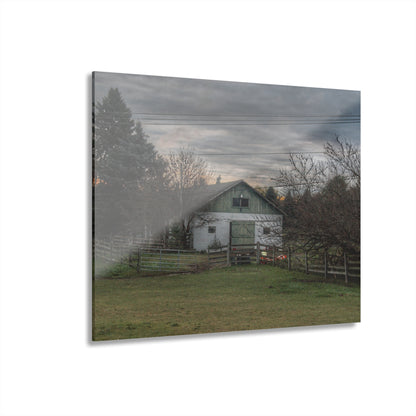 U R There Photography Myers Road Hidden White Rustic Farmhouse Acrylic Wall Print