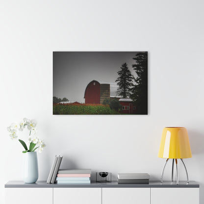 U R There Photography Beyond the Fog on Haines Rustic Farmhouse Acrylic Wall Print