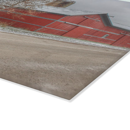 U R There Photography Bordman Roadside Buddies I Rustic Farmhouse Tempered-Glass Cutting Board