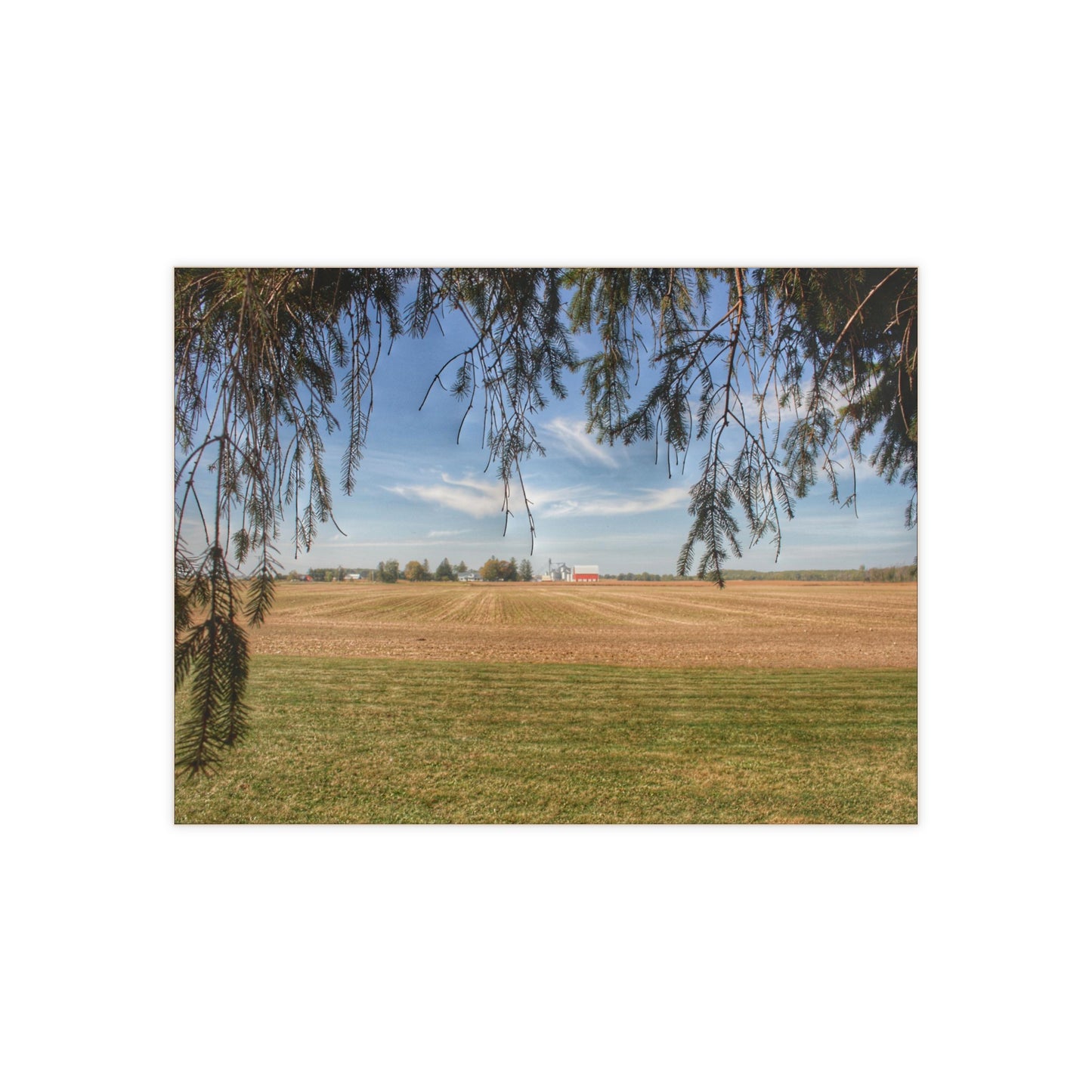 U R There Photography Cass City Farm Rustic Farmhouse Decorative Ceramic Tile