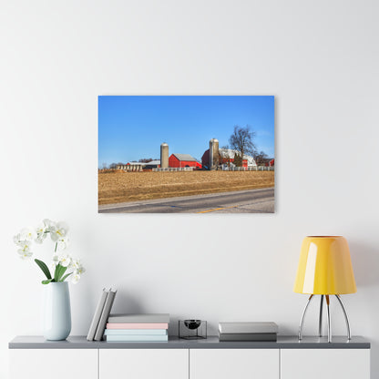 U R There Photography Marlette Reds Rustic Farmhouse Acrylic Wall Print