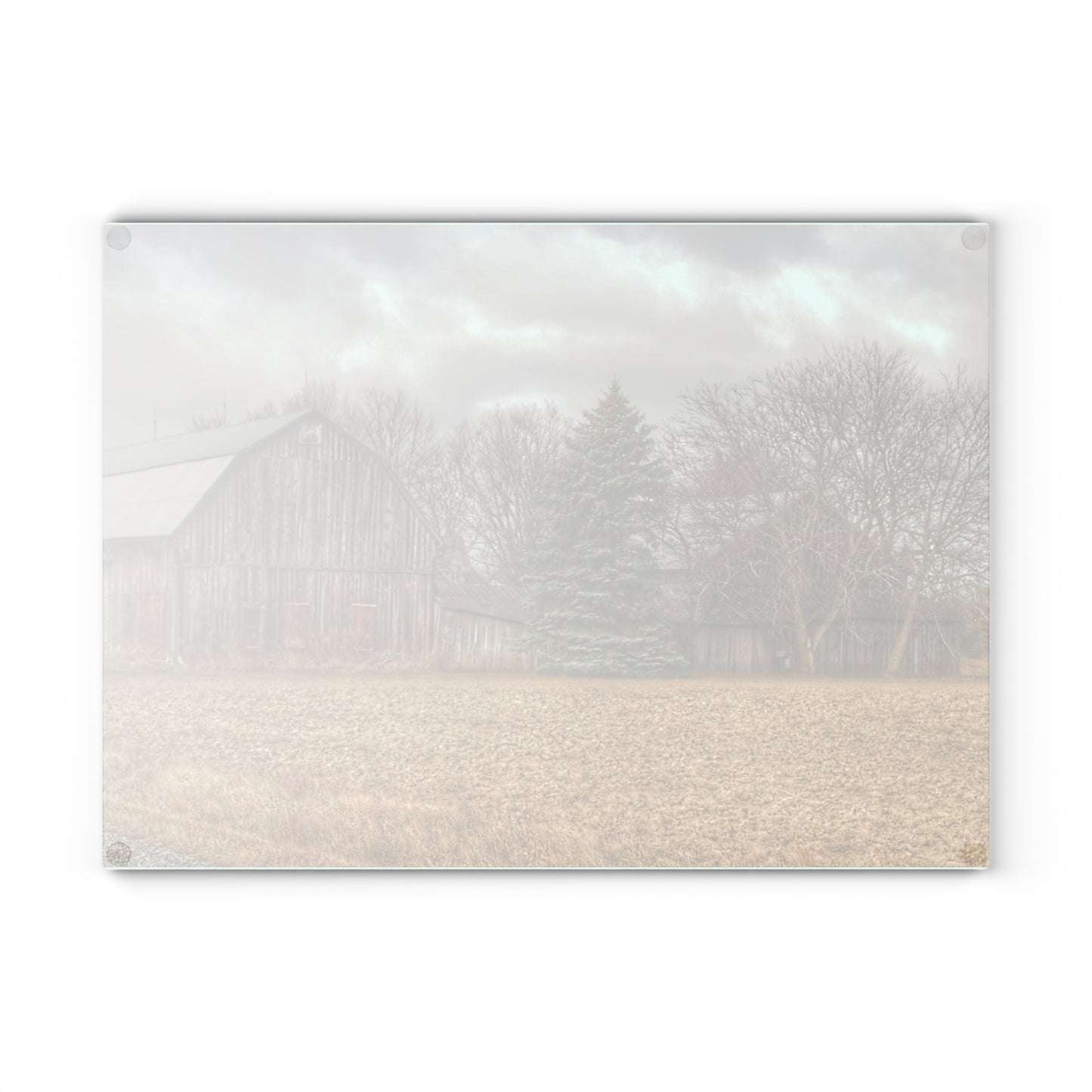 Barn Boutique Rustic Tempered-Glass Cutting Board| Frankenmuth Flint Street Farm