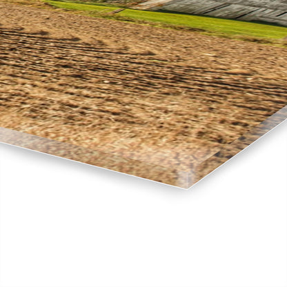 U R There Photography Newark Road Whites Rustic Farmhouse Acrylic Wall Print