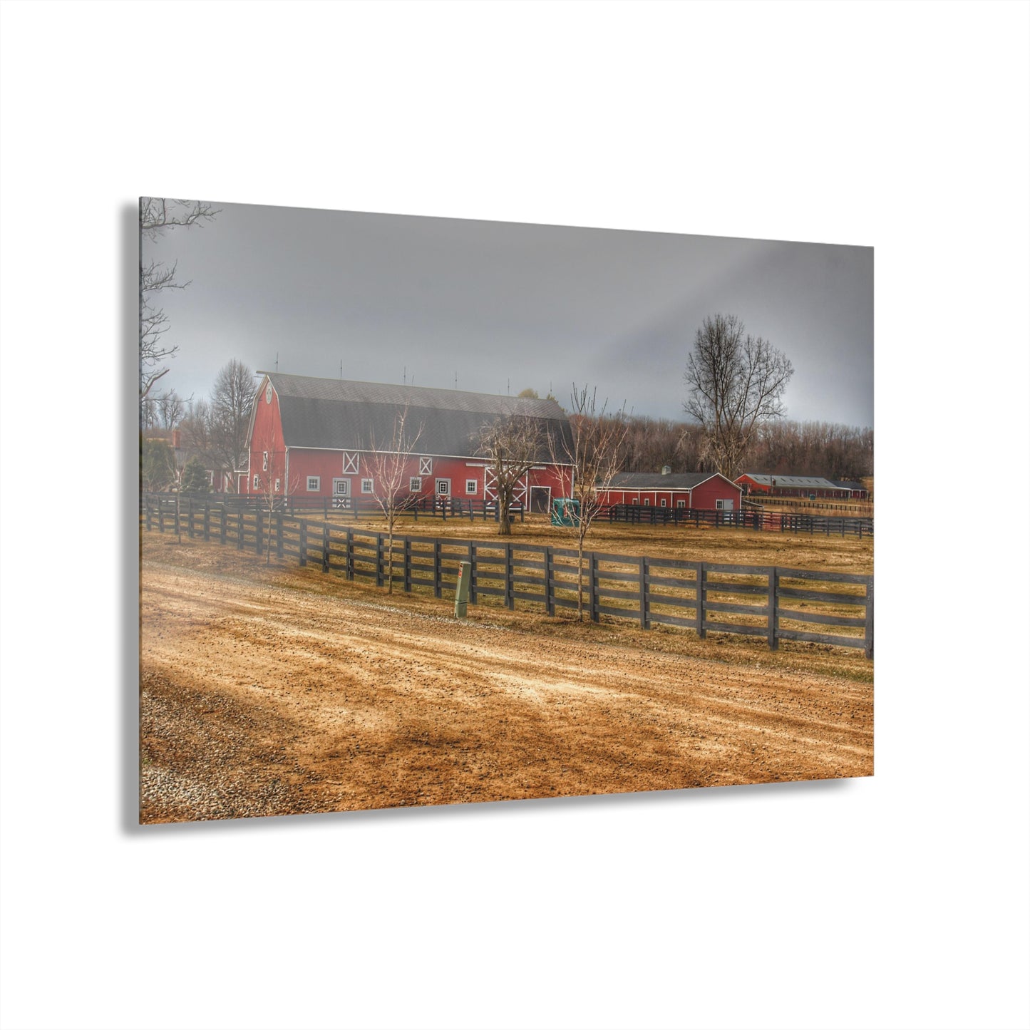 U R There Photography Barber Road Farm II Rustic Farmhouse Acrylic Wall Print