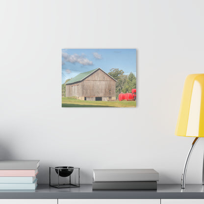 U R There Photography Kingston Road Grey Rustic Farmhouse Acrylic Wall Print