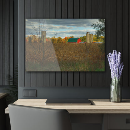 U R There Photography Beyond the Harvest Corn II Rustic Farmhouse Acrylic Wall Print