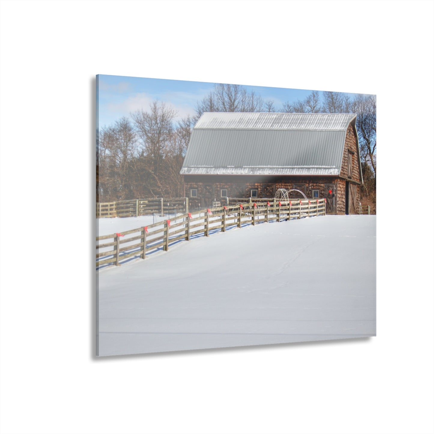 U R There Photography Morgan Lanes Cedar Shack Barn Rustic Farmhouse Acrylic Wall Print