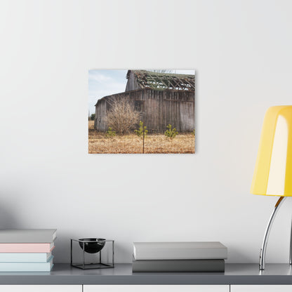 U R There Photography Leix Road Forgotten Grey II Rustic Farmhouse Acrylic Wall Print