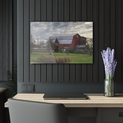 Barn Boutique Modern Farmhouse Acrylic Wall Print| Dodge Road Red