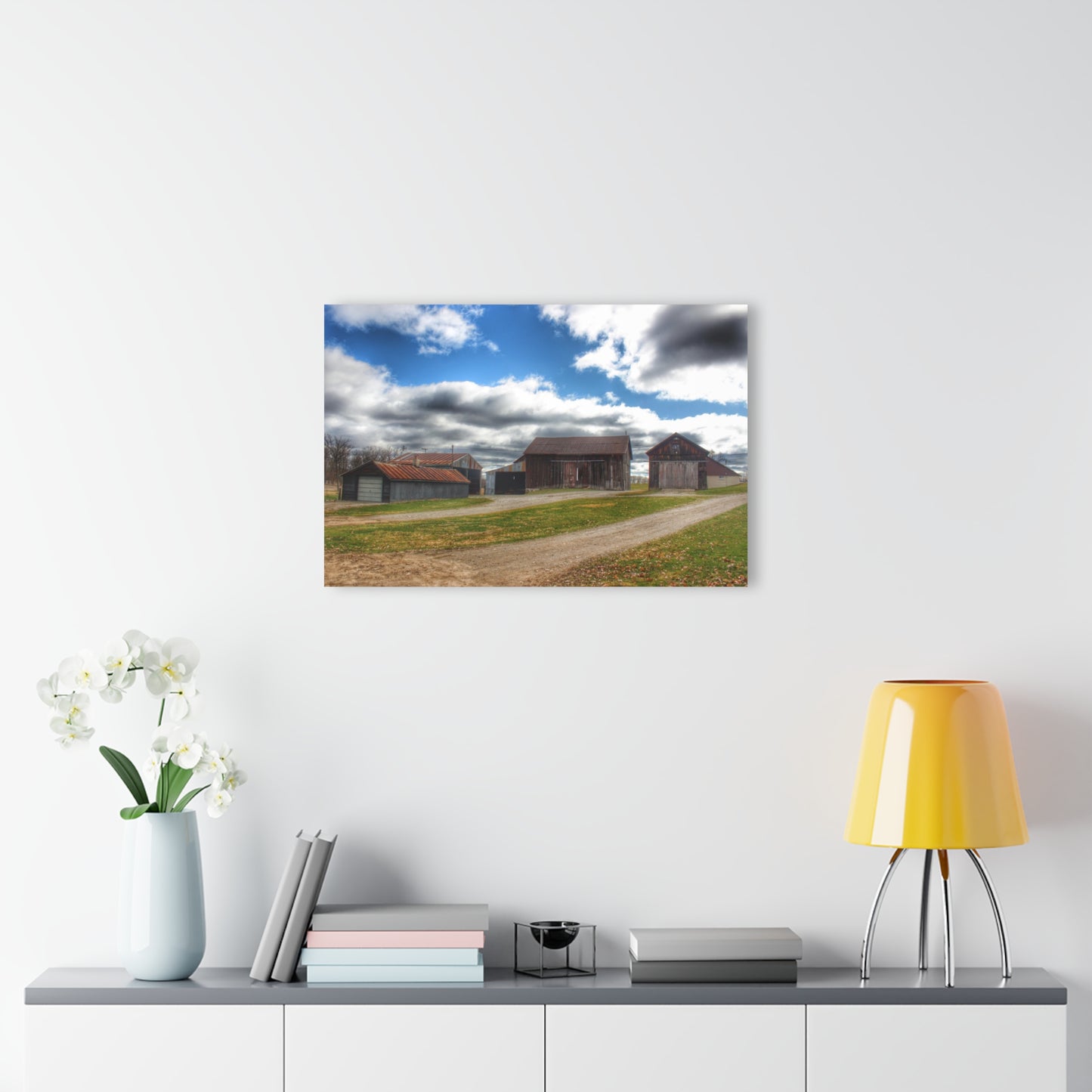 U R There Photography Buckhorn Lake Road Centennial Farm Rustic Farmhouse Acrylic Wall Print