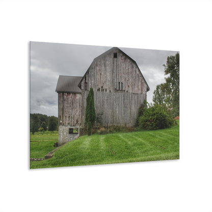 U R There Photography Dequindre Road Grey III Rustic Farmhouse Acrylic Wall Print