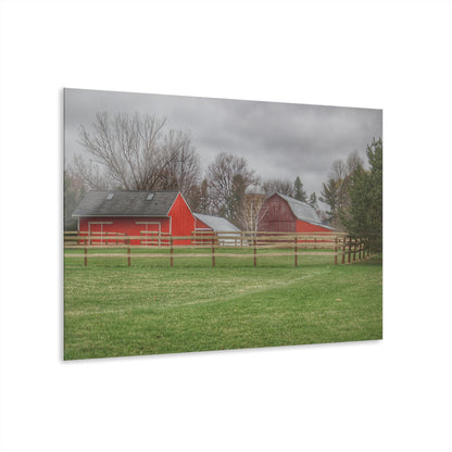 U R There Photography West Lake Road Farm Rustic Farmhouse Acrylic Wall Print