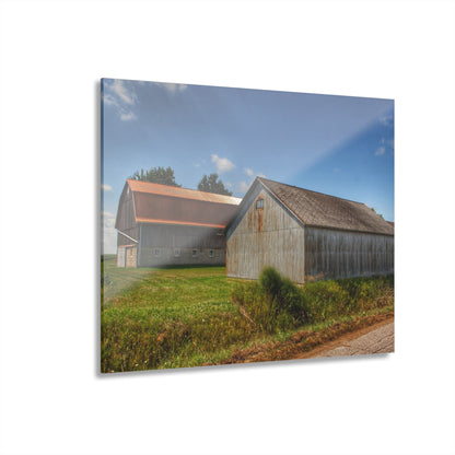 Barn Boutique Modern Farmhouse Acrylic Wall Print| Copper Greys