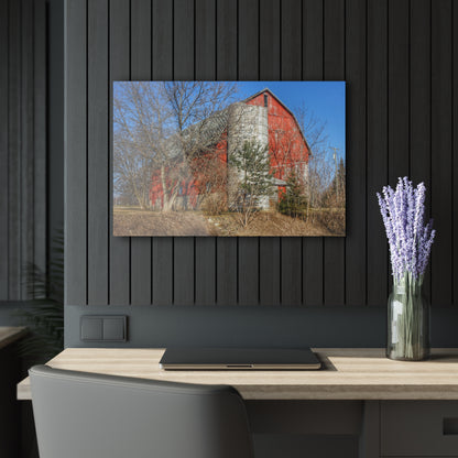 U R There Photography Van Dyke Red I Rustic Farmhouse Acrylic Wall Print