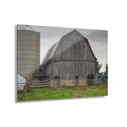 U R There Photography Eddy Road Grey II Rustic Farmhouse Acrylic Wall Print