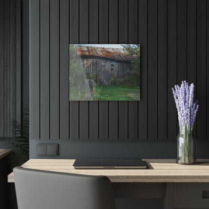 U R There Photography Rusted Grey Rustic Farmhouse Acrylic Wall Print