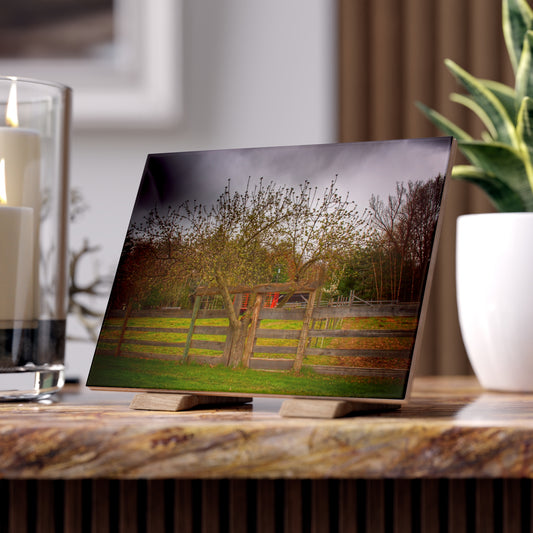 U R There Photography Castle Roadside Greys Rustic Farmhouse Decorative Ceramic Tile