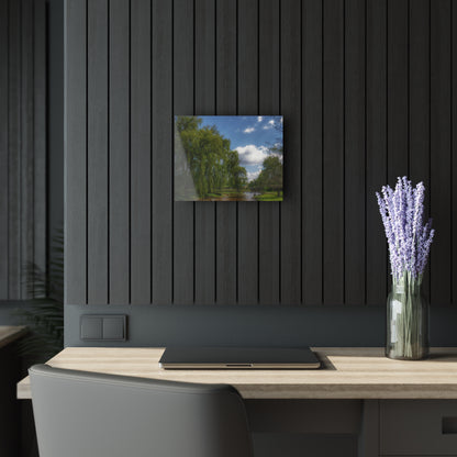 U R There Photography Cramton Park Bridge in Lapeer Rustic Farmhouse Acrylic Wall Print