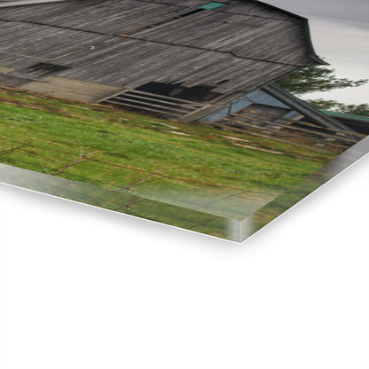 U R There Photography Eddy Road Grey II Rustic Farmhouse Acrylic Wall Print