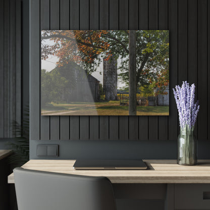 U R There Photography Hidden Grey of Tuscola Rustic Farmhouse Acrylic Wall Print