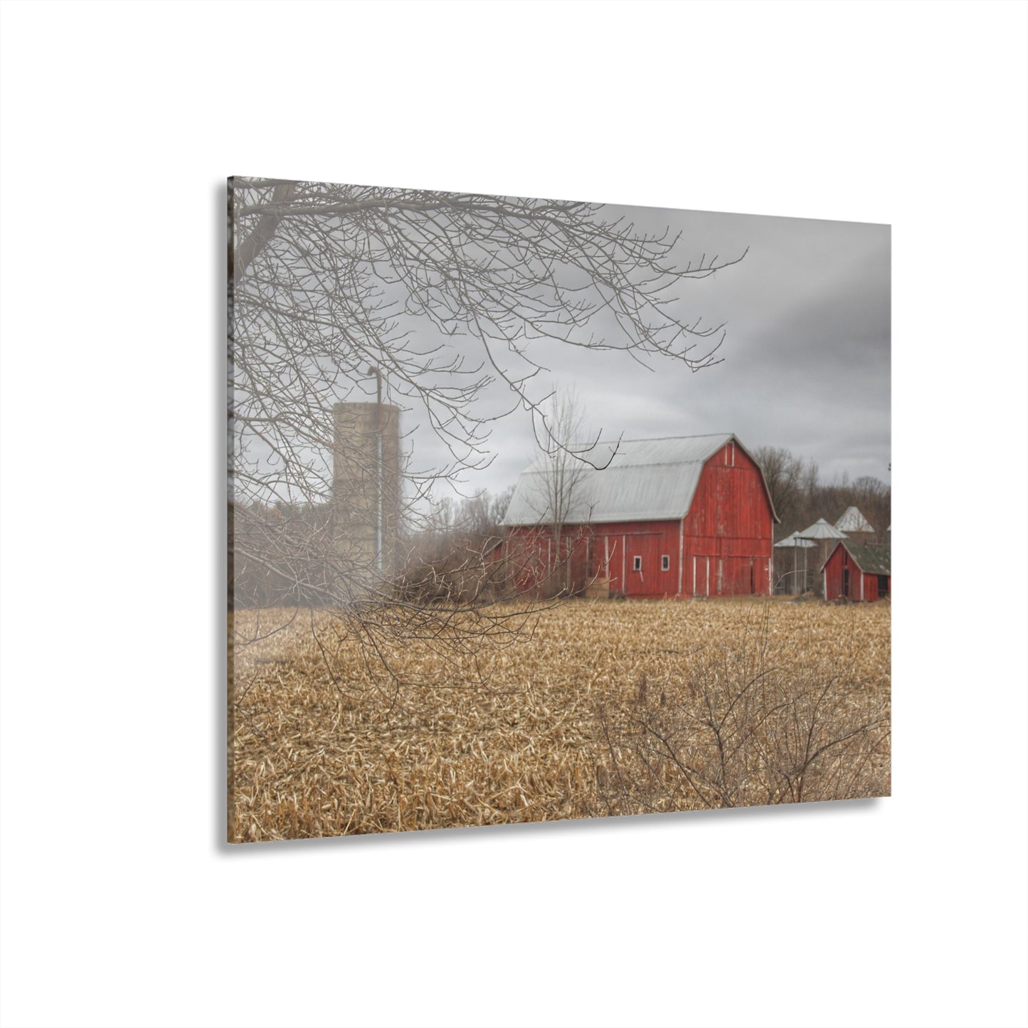 U R There Photography Barnes of Arbela I Rustic Farmhouse Acrylic Wall Print