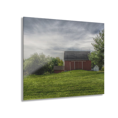 U R There Photography Kings Mill Red I Rustic Farmhouse Acrylic Wall Print