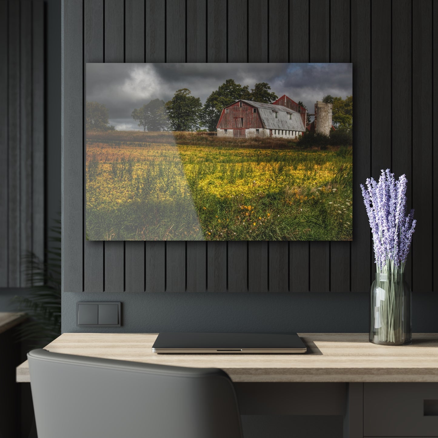 U R There Photography Remnants Rustic Farmhouse Acrylic Wall Print