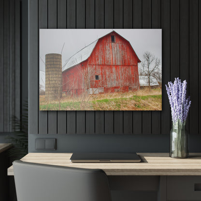 U R There Photography Columbiaville Red 2020 Rustic Farmhouse Acrylic Wall Print