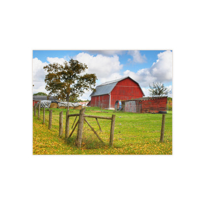 U R There Photography Beyond the Fence on Frances Road Rustic Farmhouse Decorative Ceramic Tile