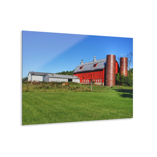 U R There Photography Baldwin Red II Rustic Farmhouse Acrylic Wall Print