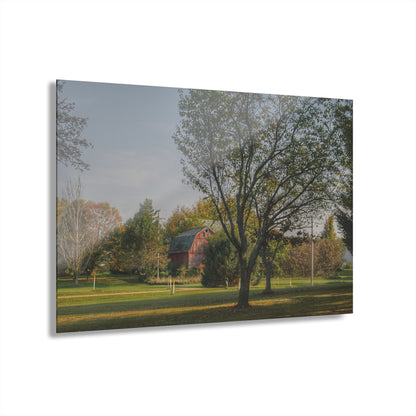 U R There Photography Belle River Red II Rustic Farmhouse Acrylic Wall Print