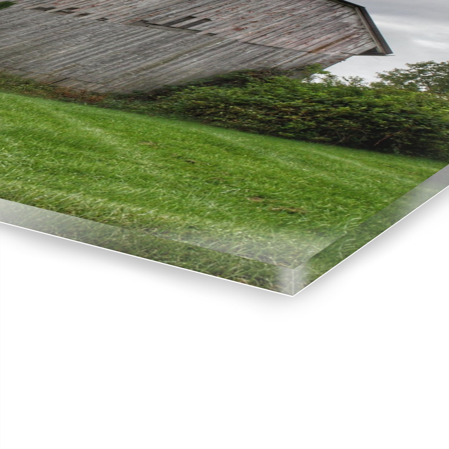 U R There Photography Dequindre Road Grey III Rustic Farmhouse Acrylic Wall Print