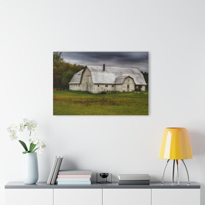 U R There Photography Milliman Road White Rustic Farmhouse Acrylic Wall Print