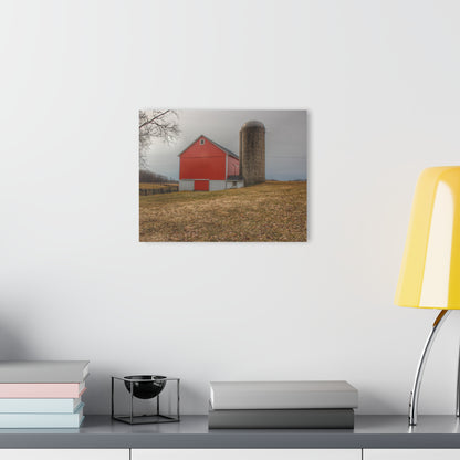 U R There Photography Brocker Road Red II Rustic Farmhouse Acrylic Wall Print