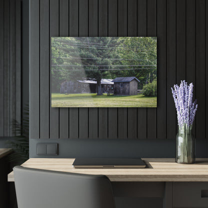 U R There Photography Leonard Road Roadside Greys Rustic Farmhouse Acrylic Wall Print