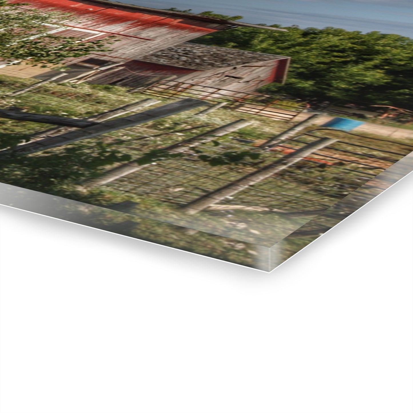 U R There Photography Henderson Road Farm Rustic Farmhouse Acrylic Wall Print