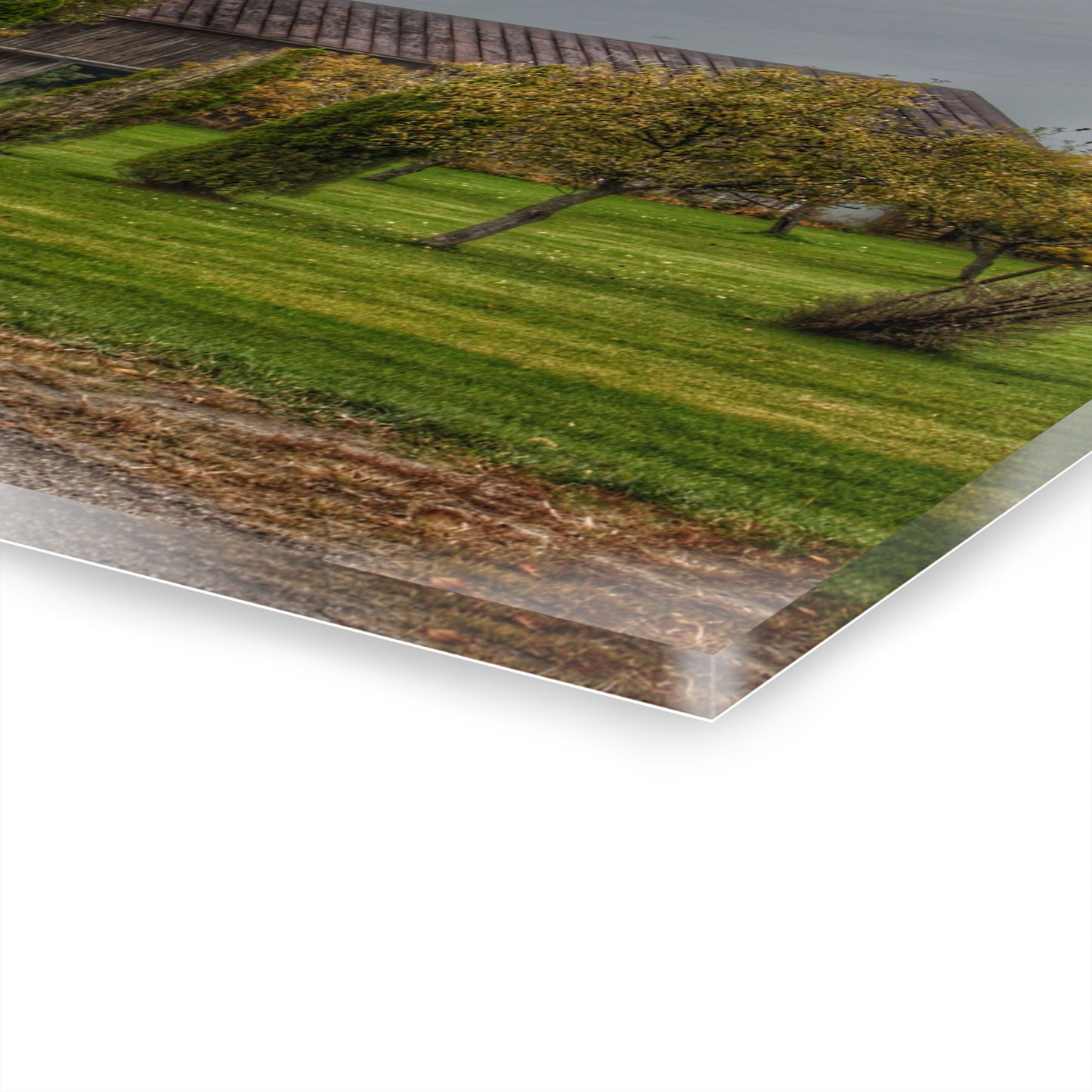 U R There Photography Goodrich Grey Rustic Farmhouse Acrylic Wall Print