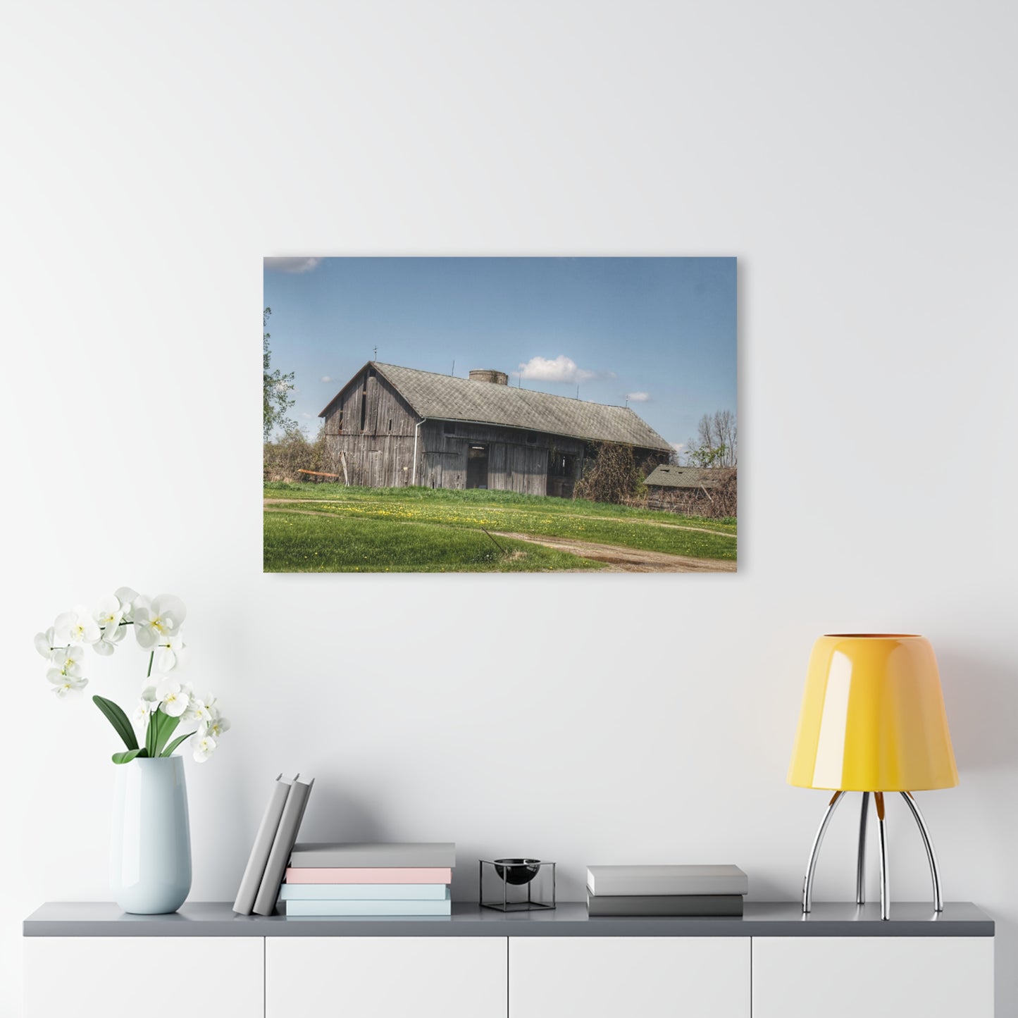 U R There Photography Wilder Road Grey II Rustic Farmhouse Acrylic Wall Print