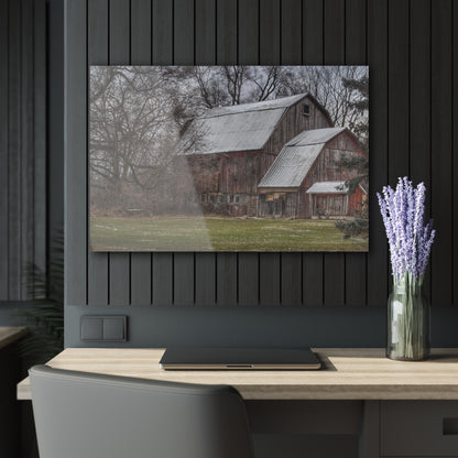 U R There Photography Hennessey Road Grey Rustic Farmhouse Acrylic Wall Print