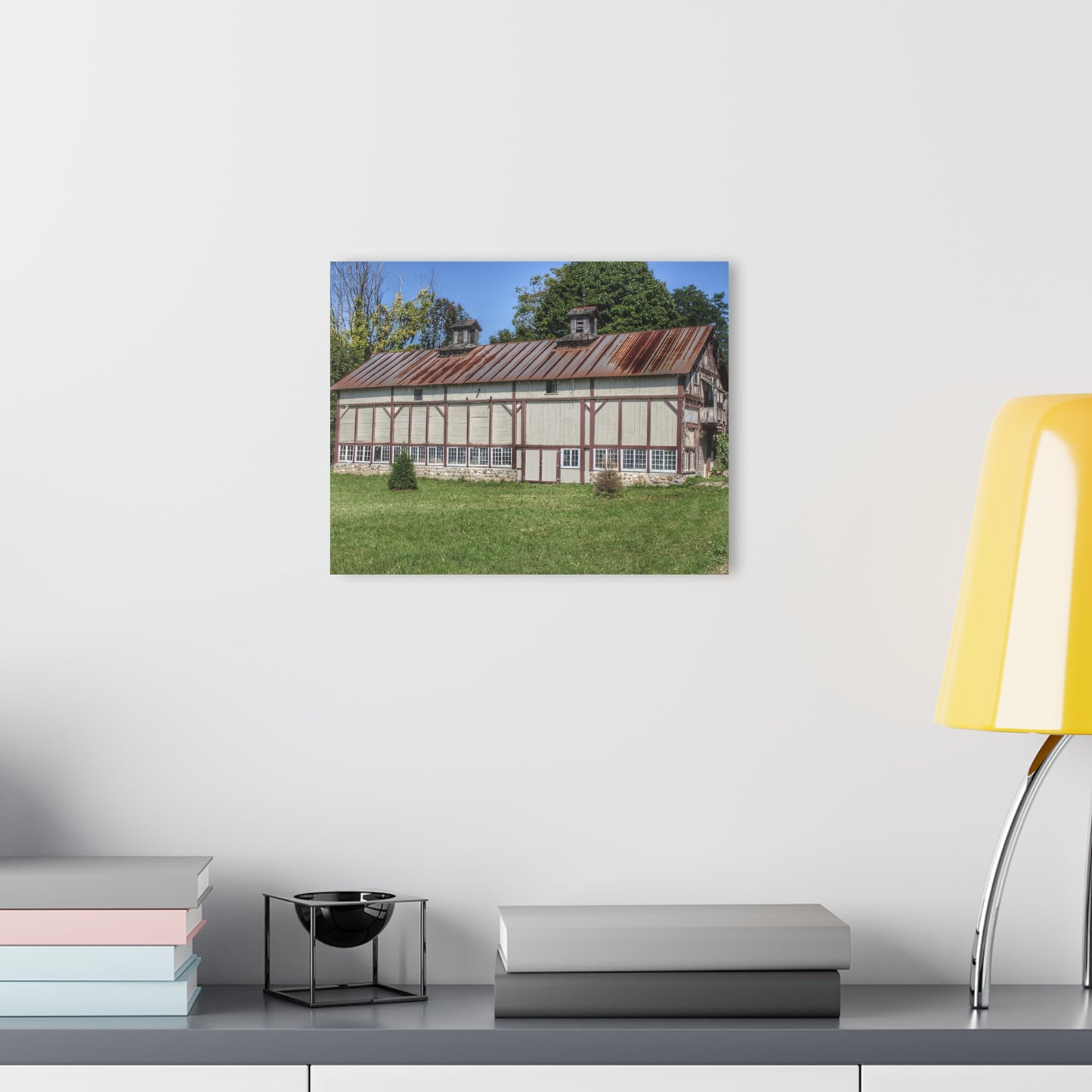 U R There Photography Bordman Road Rusted Rustic Farmhouse Acrylic Wall Print
