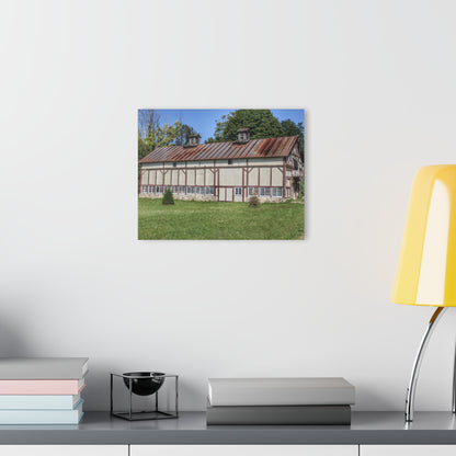 U R There Photography Bordman Road Rusted Rustic Farmhouse Acrylic Wall Print