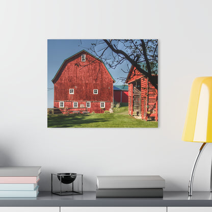 U R There Photography Gardner Road Red II Rustic Farmhouse Acrylic Wall Print
