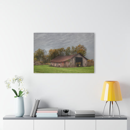 U R There Photography Stewart Road Little Grey Rustic Farmhouse Acrylic Wall Print